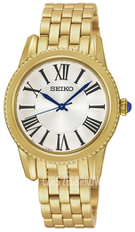 Seiko Srebrny/Stal w odcieniu złota Ø31 mm SRZ440P1