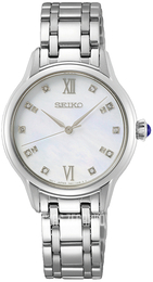 Seiko Biały/Stal Ø29.5 mm SRZ537P1