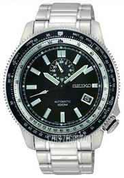 Seiko Czarny/Stal Ø44 mm SSA003K1