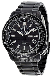 Seiko Czarny/Stal Ø45 mm SSA007