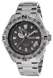 Seiko Czarny/Stal Ø42 mm SSA091