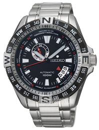 Seiko Czarny/Stal Ø42 mm SSA095