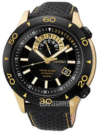 Seiko 5 Czarny/Skóra Ø46 mm SSA188