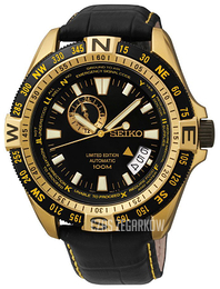 Seiko 5 Czarny/Skóra Ø46 mm SSA190