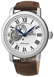 Seiko Premier Biały/Skóra Ø41 mm SSA231K1