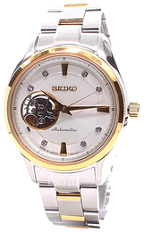 Seiko Dress Ladies Srebrny/Stal w odcieniu złota Ø36 mm SSA868J1