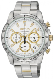 Seiko Biały/Stal Ø41 mm SSB029P1