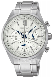 Seiko Chronograph Srebrny/Stal Ø41 mm SSB153P1