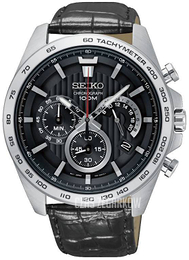 Seiko Czarny/Skóra Ø44 mm SSB305P1