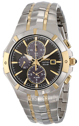 Seiko Coutura Szary/Stal w odcieniu złota Ø40.5 mm SSC198
