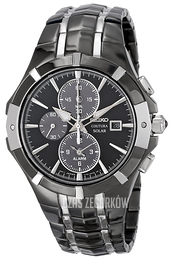 Seiko Coutura Czarny/Stal Ø40.5 mm SSC199