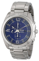 Seiko Chronograph Niebieski/Stal Ø45 mm SSC201