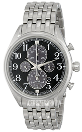 Seiko Chronograph Czarny/Stal Ø42.5 mm SSC207
