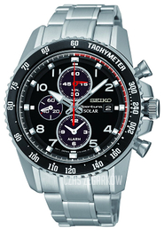 Seiko Sportura Czarny/Stal Ø44.5 mm SSC271