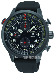 Seiko Chronograph Czarny/Guma Ø44 mm SSC371