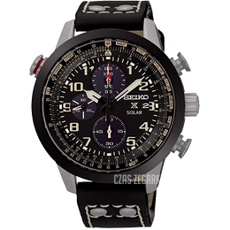Seiko Prospex Czarny/Skóra Ø44 mm SSC423P1