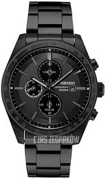 Seiko Czarny/Stal Ø42 mm SSC721P1