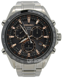 Seiko Astron Czarny/Stal Ø44.6 mm SSE033