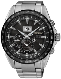 Seiko Astron Czarny/Stal Ø45 mm SSE149J1