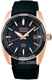 Seiko Astron Czarny/Skóra Ø39 mm SSJ012J1