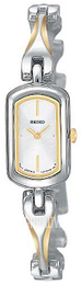Seiko Srebrny/Stal w odcieniu złota SUJE89