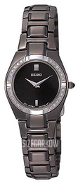 Seiko Dress Ladies Czarny/Stal Ø25 mm SUJF11