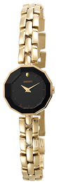 Seiko Dress Ladies Czarny/Stal w odcieniu złota Ø20 mm SUJF14