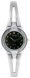 Seiko Dress Ladies Czarny/Stal Ø22 mm SUP051
