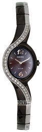 Seiko Dress Ladies Czarny/Stal Ø20 mm SUP123