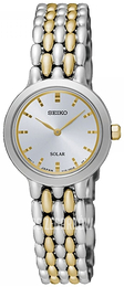 Seiko Dress Ladies Srebrny/Stal w odcieniu złota Ø23 mm SUP349P1