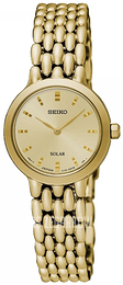 Seiko Dress Ladies Żółte złoto/Stal w odcieniu złota Ø23 mm SUP352P1