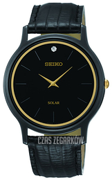 Seiko Czarny/Skóra Ø38 mm SUP875