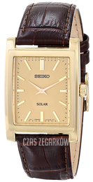 Seiko Dress Żółte złoto/Skóra SUP896