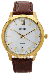 Seiko Dress Srebrny/Skóra Ø42 mm SUR046