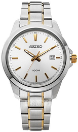 Seiko Dress Srebrny/Stal w odcieniu złota Ø42 mm SUR157P1