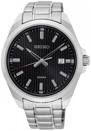 Seiko Czarny/Stal Ø42 mm SUR277P1