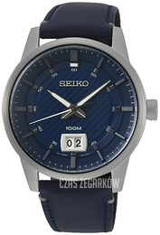 Seiko Niebieski/Skóra Ø40.8 mm SUR287P1