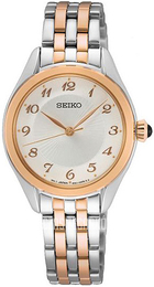 Seiko Srebrny/Stal w kolorze różowego złota Ø29 mm SUR382P1