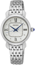 Seiko Classic Biały/Stal Ø29 mm SUR497P1