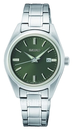 Seiko Classic Zielony/Stal Ø30 mm SUR533P1