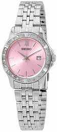Seiko Dress Ladies Różowy/Stal Ø28 mm SUR739P1