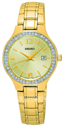 Seiko Dress Ladies Szampański/Stal w odcieniu złota Ø28 mm SUR782P1