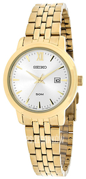 Seiko Dress Srebrny/Stal w odcieniu złota Ø29 mm SUR814