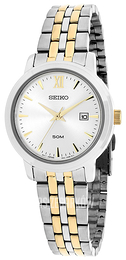 Seiko Dress Srebrny/Stal w odcieniu złota Ø29 mm SUR815