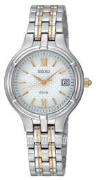 Seiko Biały/Stal Ø28 mm SUT017P1