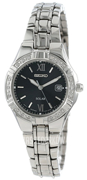 Seiko Dress Ladies Czarny/Stal Ø27 mm SUT067