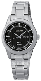 Seiko Dress Ladies Czarny/Stal Ø29 mm SUT161