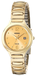 Seiko Dress Ladies Szampański/Stal w odcieniu złota Ø27.5 mm SUT180