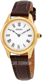 Seiko Classic Biały/Skóra Ø29 mm SWR072P1
