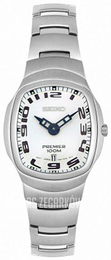Seiko Premier Biały/Stal SXB323